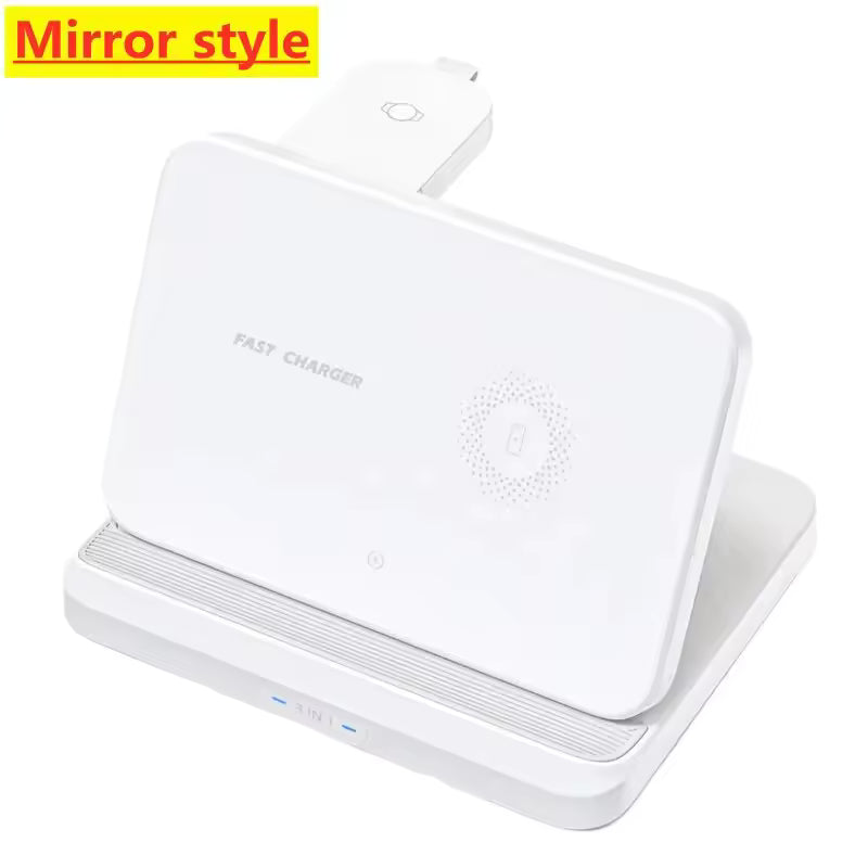 Foldable Wireless Charger Stand for Samsung Galaxy Z Fold 5 4 3 S23 Ultra Fast Charging Dock Station for Galaxy Watch 6 5 Buds2 - Clickitcome