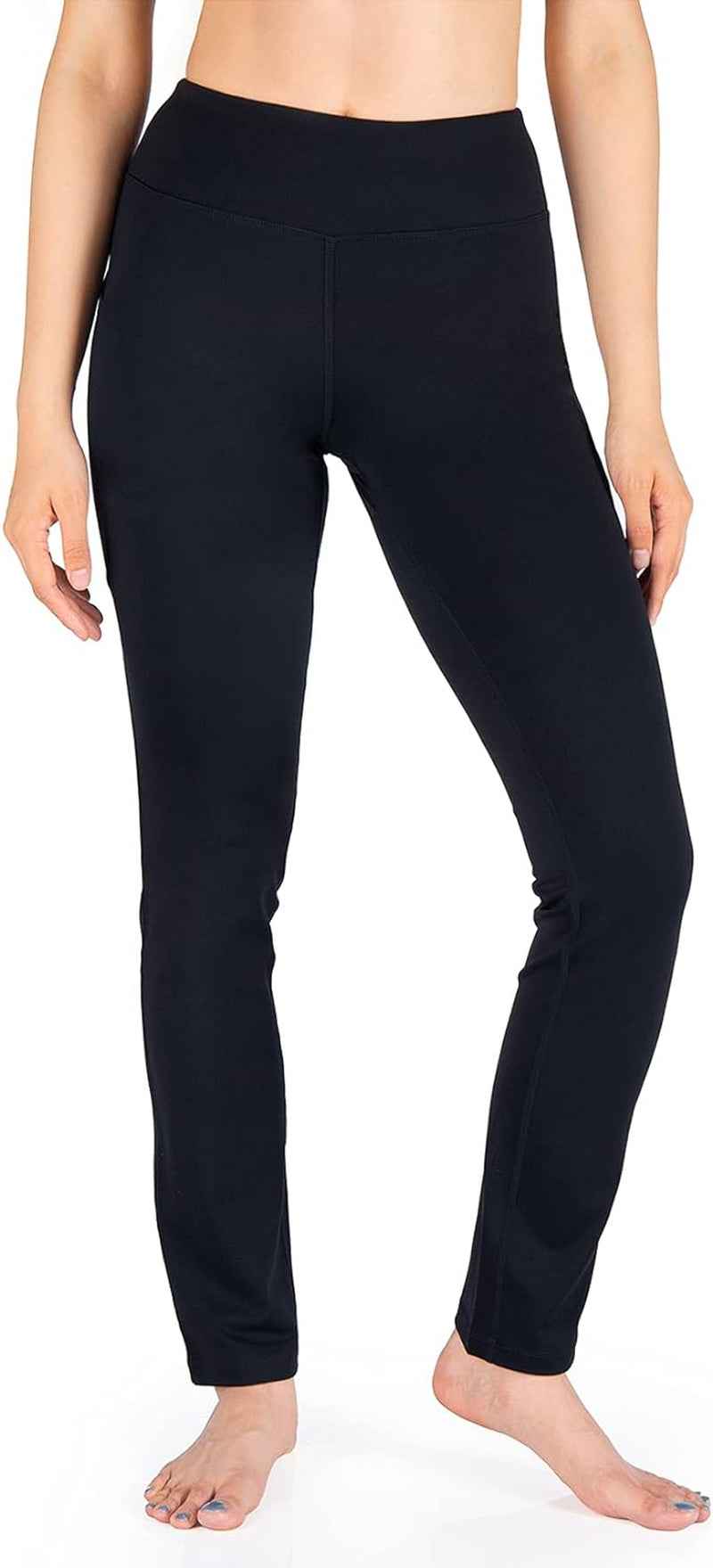 Women'S Petite/Regular/Tall Straight Leg Yoga Pants, Slim Fit Workout Pants - Clickitcome