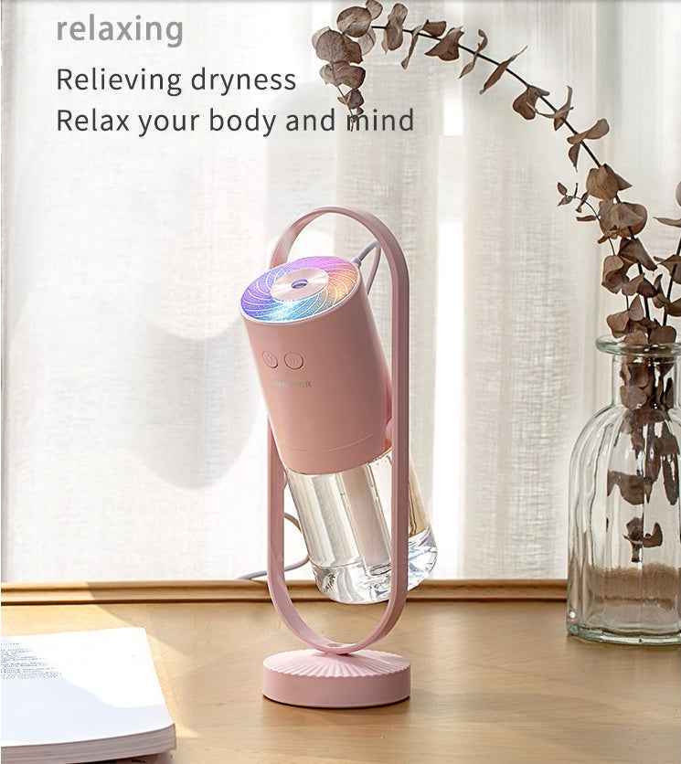 Magic Shadow USB Air Humidifier For Home With Projection Night Lights Ultrasonic Car Mist Maker Mini Office Air Purifier - Clickitcome