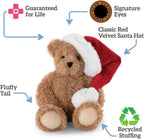 Christmas Bears - Christmas Stuffed Animals, 13 Inch,Santa Hat, Soft Plushie - Clickitcome