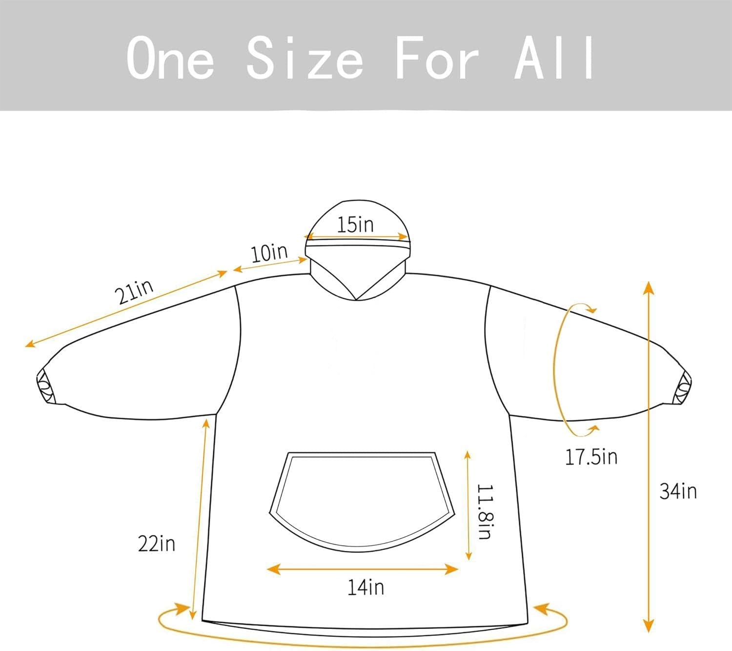 Blanket Hoodie, Oversized Sherpa Fleece Wearable Blanket for Women & Men, Super Warm and Cozy Plush Flannel Hooded Blanket, Sweatshirt Gift with Giant Pocket, One Size Fits All, Pink - Clickitcome