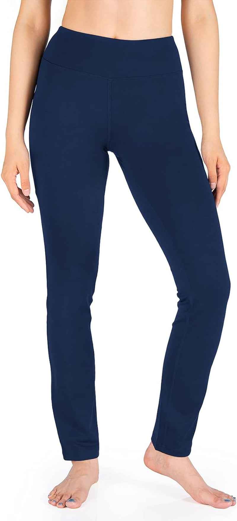 Women'S Petite/Regular/Tall Straight Leg Yoga Pants, Slim Fit Workout Pants - Clickitcome