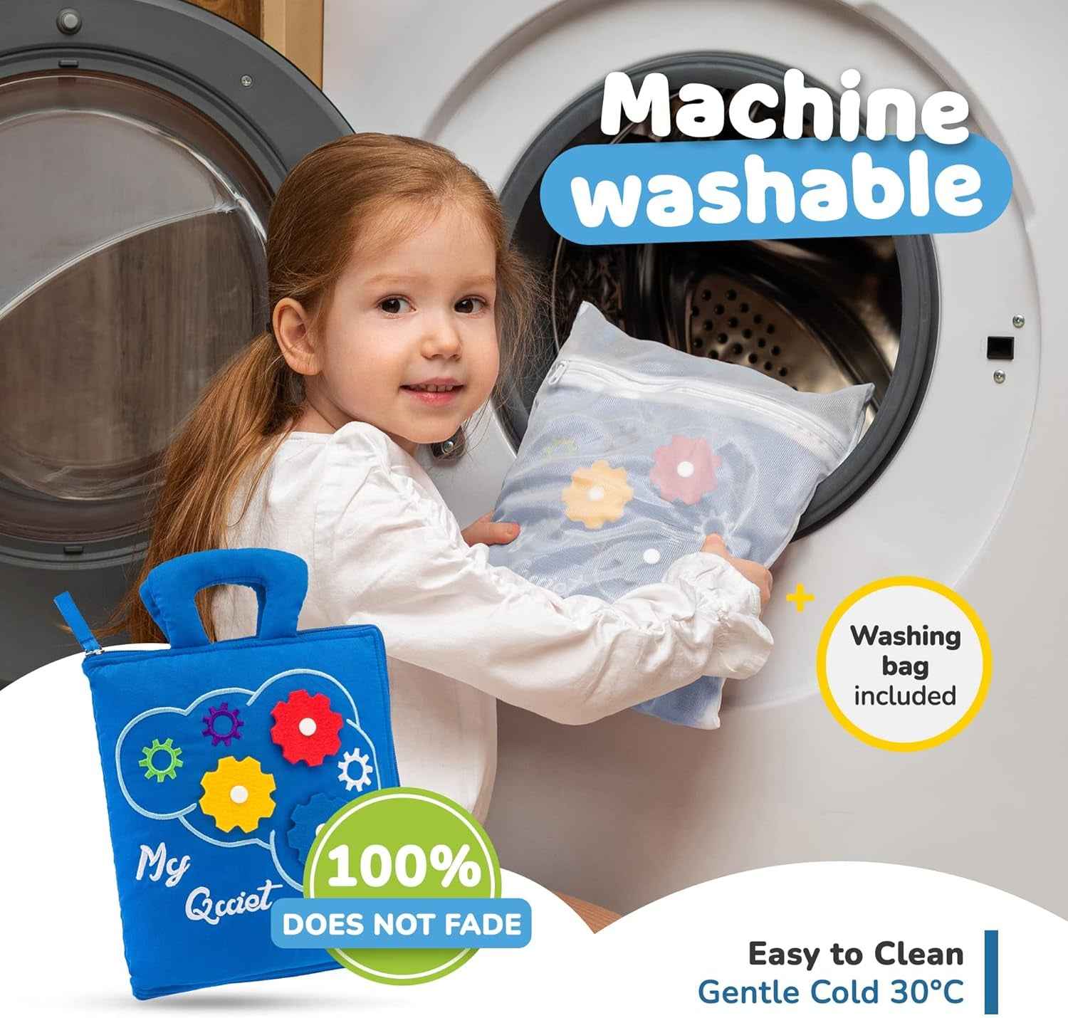 Busy Book for Toddlers 1-3 - Airplane Toys for Toddlers 1-3, My Quiet Book Montessori Toys for 1 Year Old with Kids Plane Activities, Activity Busy Board, Gift for Boys & Girls - Clickitcome