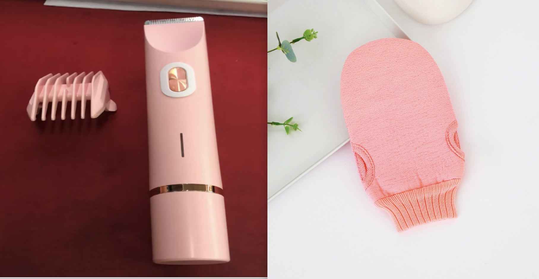 2 In 1 Hair Remover Women's Double Head Shaver Private Pubic Hair Trimmer Electric Razor Wet Dry Electric Body Hair - Clickitcome