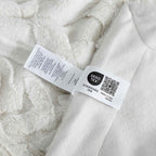 Faux Fur Throw Blanket for Couch, Jacquard Fuzzy Plush Soft Thick Winter Throw Blanket for Sofa Bed Living Room Bedroom，60"X80" Beige - Clickitcome