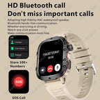 Original Men Smartwatch Flashlight Bluetooth Call Fitness Clock IP68 Waterproof Sports Men for Android IOS Smart Watch 2025 New - Clickitcome
