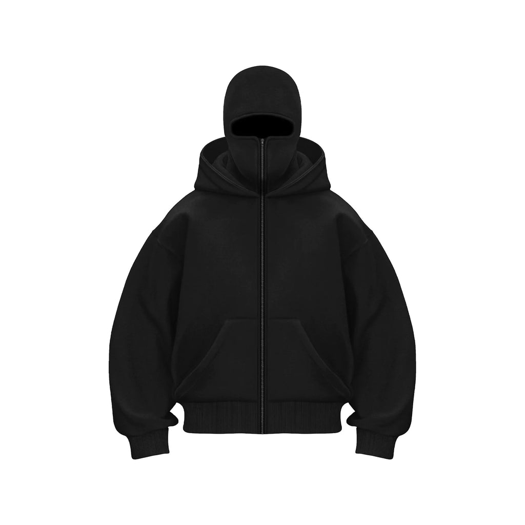 Double Hood Fleece-Lined Sweater