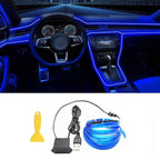 5M Car Interior Led Strip Light Neon EL Wiring Decorative Lamp For Auto DIY Flexible Ambient Light USB Party Atmosphere Diode - Clickitcome