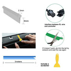 5M Car Interior Led Strip Light Neon EL Wiring Decorative Lamp For Auto DIY Flexible Ambient Light USB Party Atmosphere Diode - Clickitcome