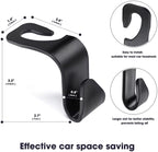 1/4Pcs Car Headrest Hooks Hanger for Bags Seat Back Organizer Holder Clips Auto Fastener Hooks Car Storage Interior Accessories - Clickitcome