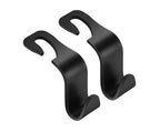 1/4Pcs Car Headrest Hooks Hanger for Bags Seat Back Organizer Holder Clips Auto Fastener Hooks Car Storage Interior Accessories - Clickitcome