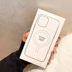 Original For Magsafe Magnetic Wireless Charging Phone Case For iPhone 16 15 14 13 12 11 ProMax mini X XR XS 7 8Plus Clear Cover - Clickitcome