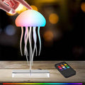LED Jellyfish Lamp with 9 Tentacles 2 Working Modes Ultra Long Battery Life Colour Gradient Light Effects with Remote Control - Clickitcome