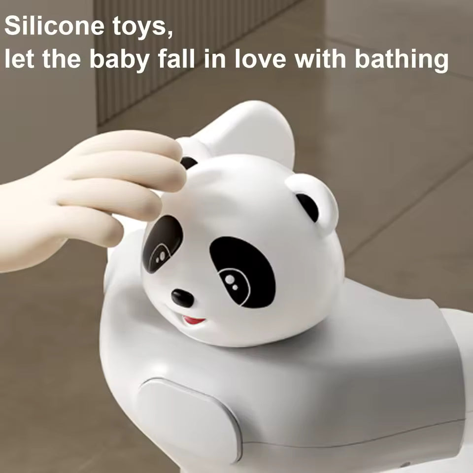 Portable Baby Standing Bath Rack Shower Support Holder Foldable Anti-Slip Infant Bathtub Stand for 0-36 Months Toddler - Clickitcome