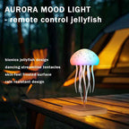 LED Jellyfish Lamp with 9 Tentacles 2 Working Modes Ultra Long Battery Life Colour Gradient Light Effects with Remote Control - Clickitcome