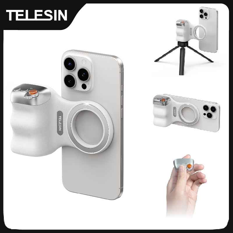 TELESIN Smartphone Magnetic Fill Light Mini Selfie Light 3 Modes Adjustable Brightness for Iphone XIAOMI HUAWEI SAMSUNG Phone - Clickitcome