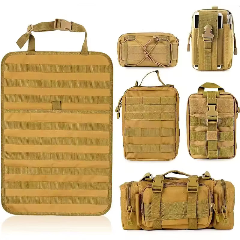 Car Seat Back Organizer Vehicle Panel Organizer Car mounted multifunctional large capacity combination storage suspension bag - Clickitcome