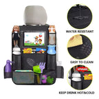 Car Seat Organizer Multifunctional Oxford Fabric Car Back Multi Pocket Storage Bag with Tablet Holder Protector for Kids - Clickitcome
