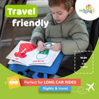 Busy Book for Toddlers 1-3 - Airplane Toys for Toddlers 1-3, My Quiet Book Montessori Toys for 1 Year Old with Kids Plane Activities, Activity Busy Board, Gift for Boys & Girls - Clickitcome