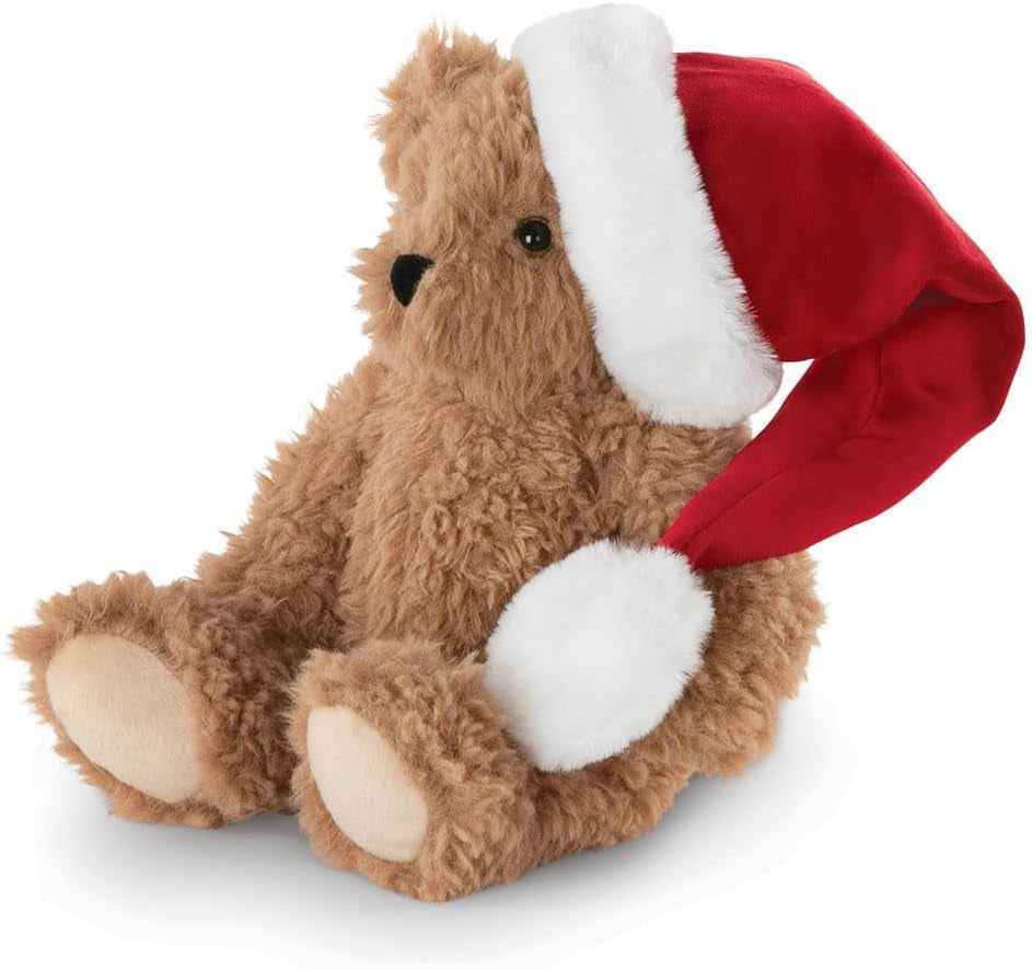 Christmas Bears - Christmas Stuffed Animals, 13 Inch,Santa Hat, Soft Plushie - Clickitcome