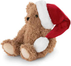 Christmas Bears - Christmas Stuffed Animals, 13 Inch,Santa Hat, Soft Plushie - Clickitcome