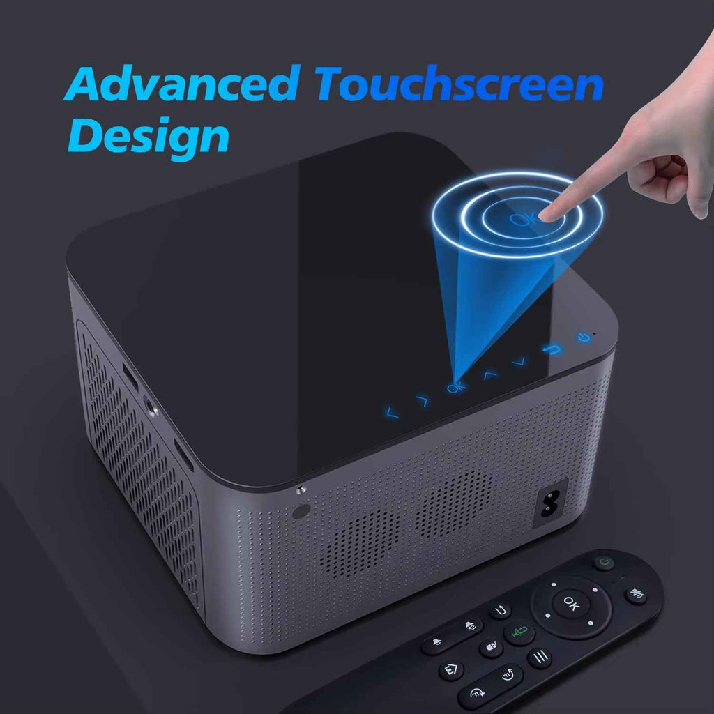 Android 11 4K Smart Projector 580ANSI 1920*1080P Full HD Wifi6 BT5.0 Allwinner H713 Voice Control Home Cinema Theater - Clickitcome